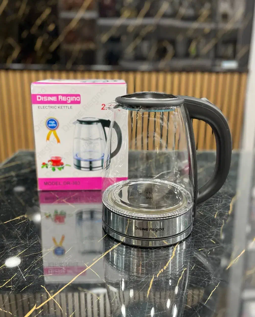 کتری برقی شیشه ای Disine Regina|سماور، چای‌ساز، قهوه‌ساز|تهران, میدان ولیعصر|دیوار