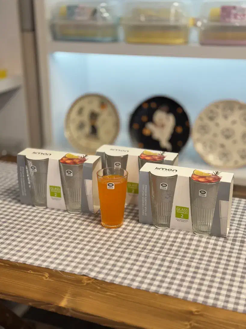 لیوان شیشهای دو عددی لیمون|ظروف سرو و پذیرایی|گرگان, |دیوار