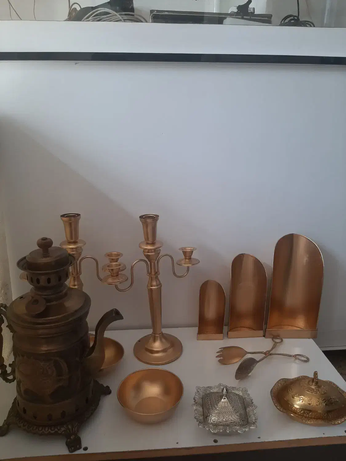 تعدادی اجناس برنجی|کلکسیون اشیاء عتیقه|قزوین, |دیوار