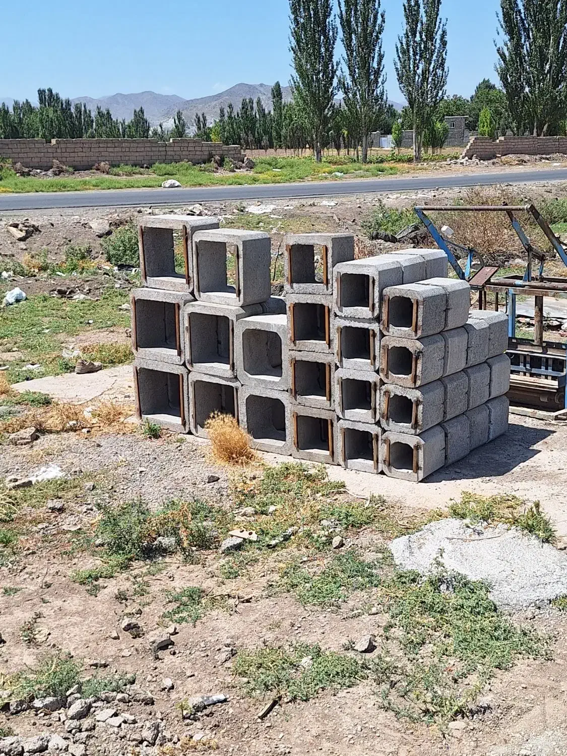 پایه فنس بتنی،کشو(ساواجاخ)،تیرچه|مصالح و تجهیزات ساختمان|خوی, |دیوار