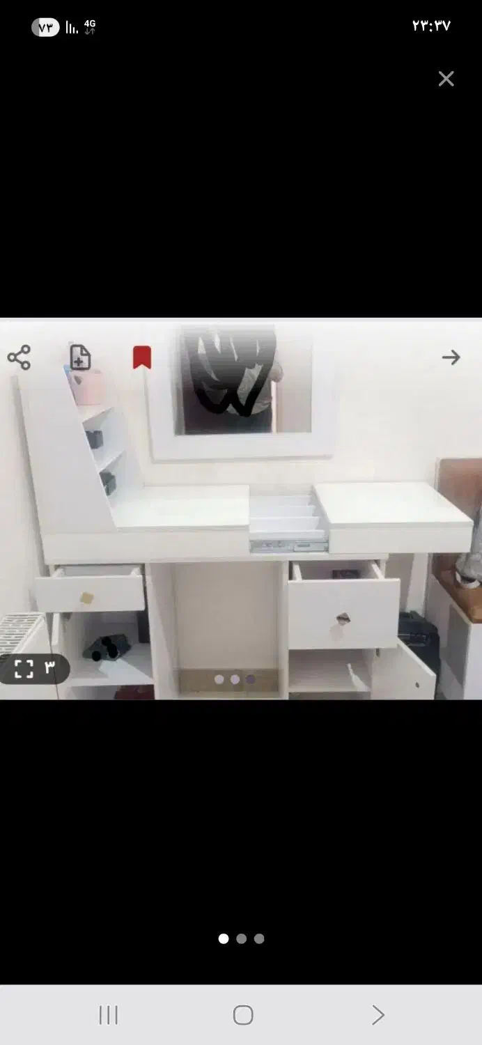 میز ناخن کاری با دو صندلی|آرایشگاه و سالنهای زیبایی|چهاردانگه (تهران), |دیوار