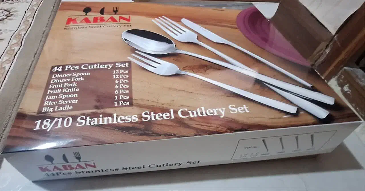 سررویس قاشق و چنگال 44 پارچه KABAN|ظروف سرو و پذیرایی|اصفهان, طامه|دیوار