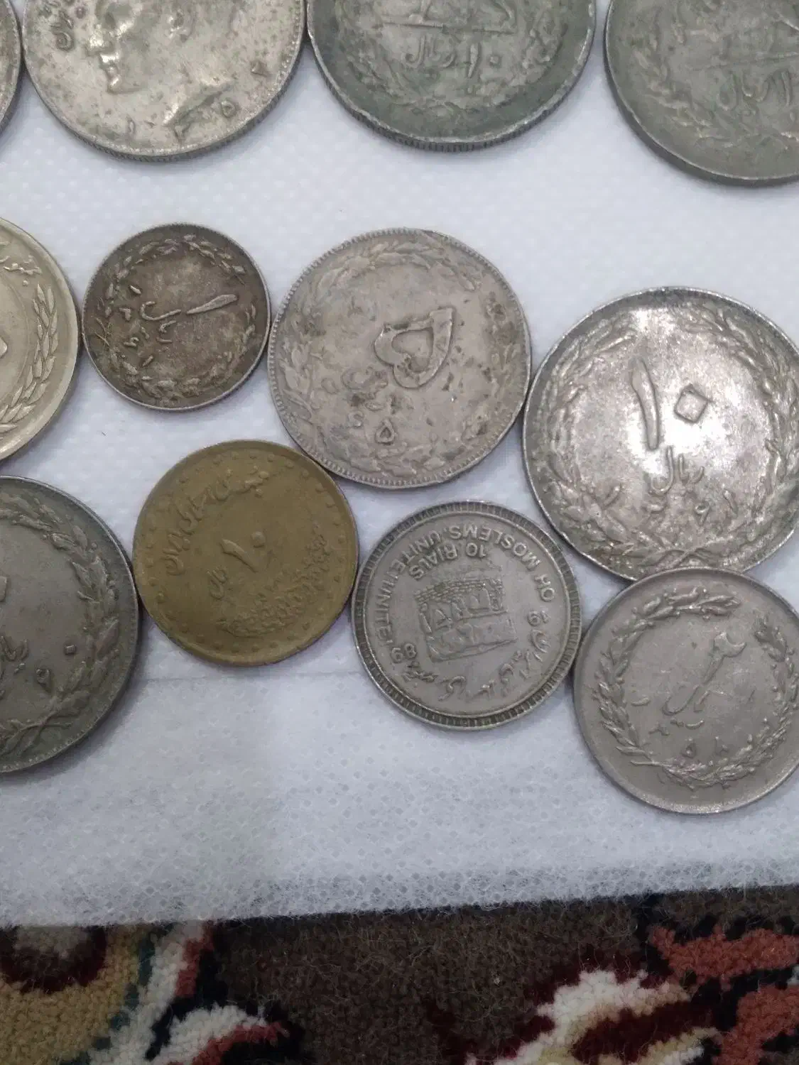سکه زمان پهلوی|کلکسیون سکه، تمبر، اسکناس|اصفهان, ارغوانیه|دیوار