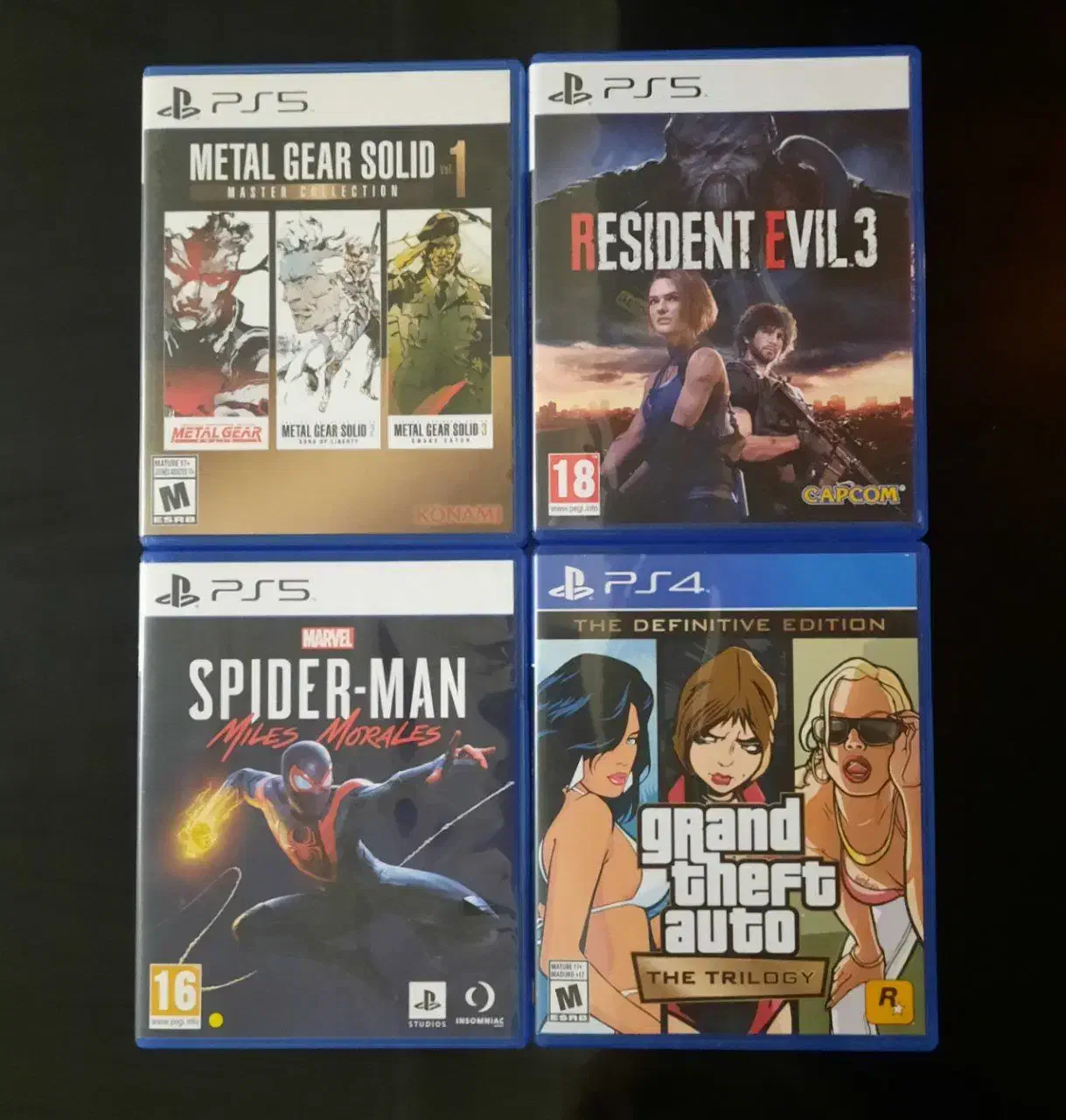 Metal Gear Sold Evil Spiderman GTA Trilogy PS5 PS4|کنسول، بازی ویدئویی و آنلاین|تهران, منیریه|دیوار