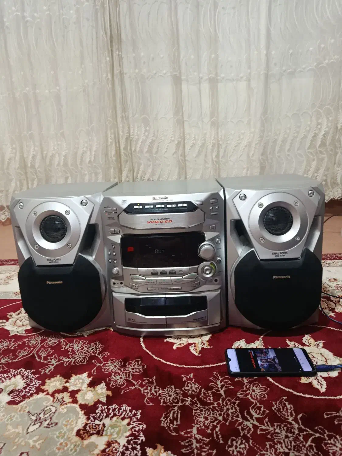 ظبط ۵ دیسک پاناسونیک|سیستم صوتی خانگی|مراغه, |دیوار