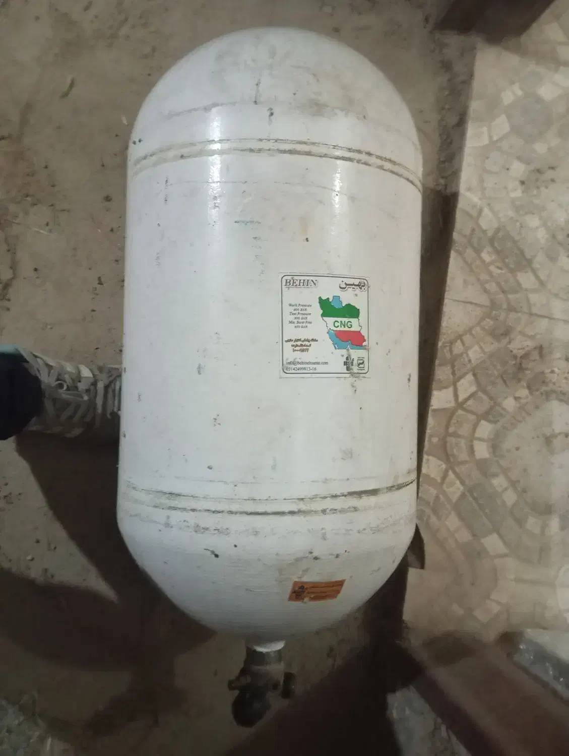 کپسول CNG  ده کیلویی نو.|قطعات یدکی و لوازم جانبی|خمینی‌شهر, |دیوار