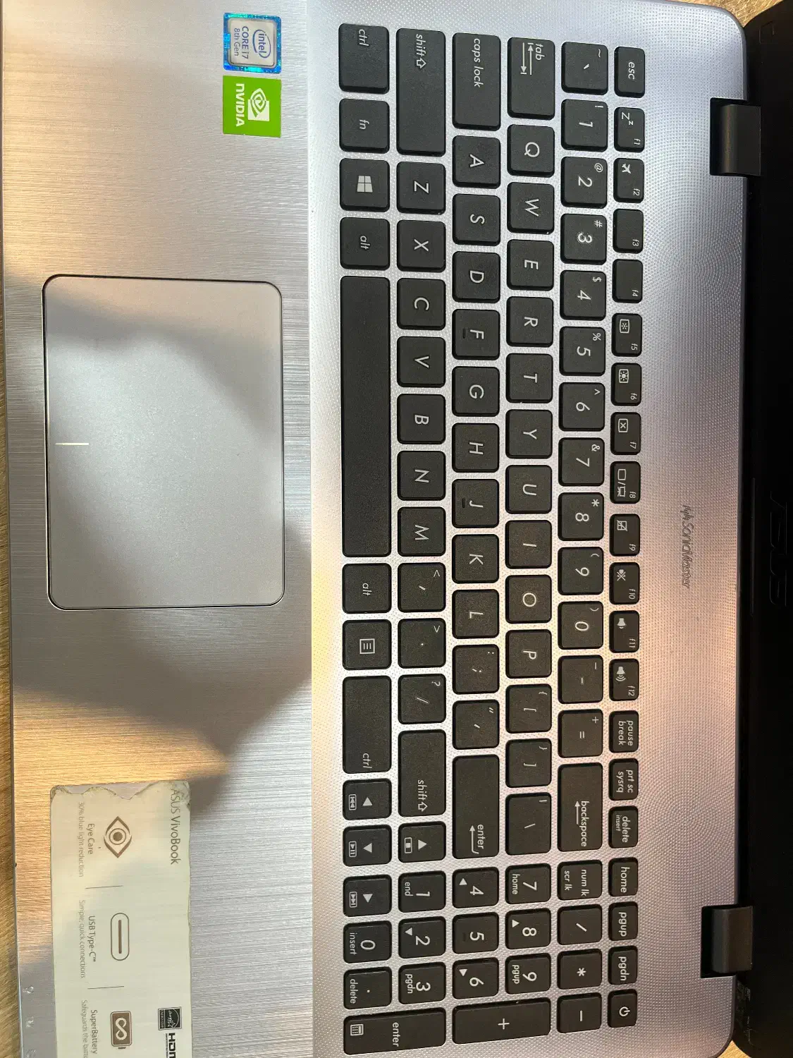 لپتاپ ایسوس i7 نسل 8|رایانه همراه|تهران, جمهوری|دیوار