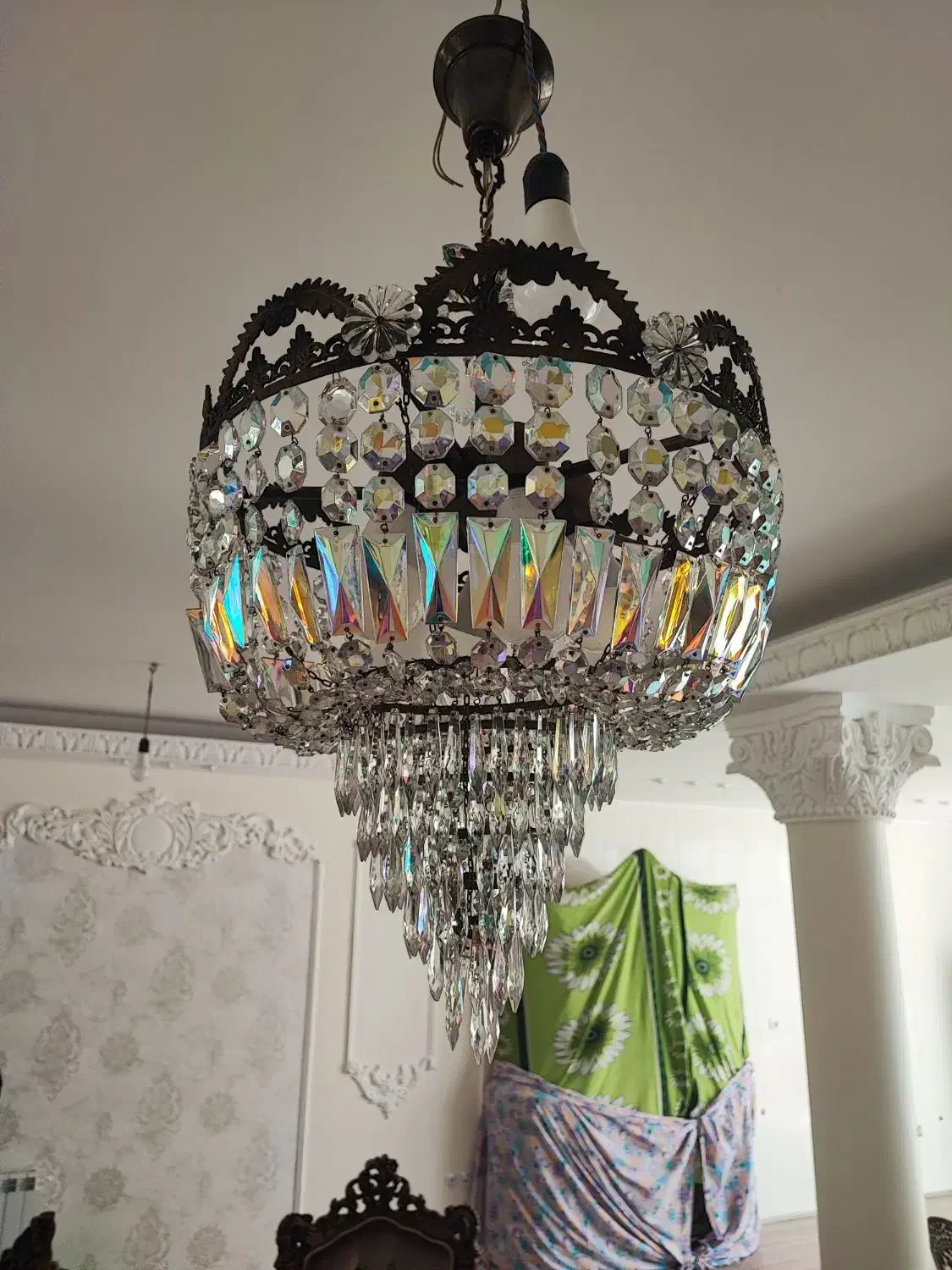 لوستر|لوستر و چراغ آویز|تبریز, |دیوار