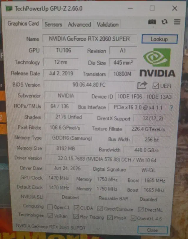 rtx 2060 super 8gig|قطعات و لوازم جانبی رایانه|مشهد, نکاح|دیوار
