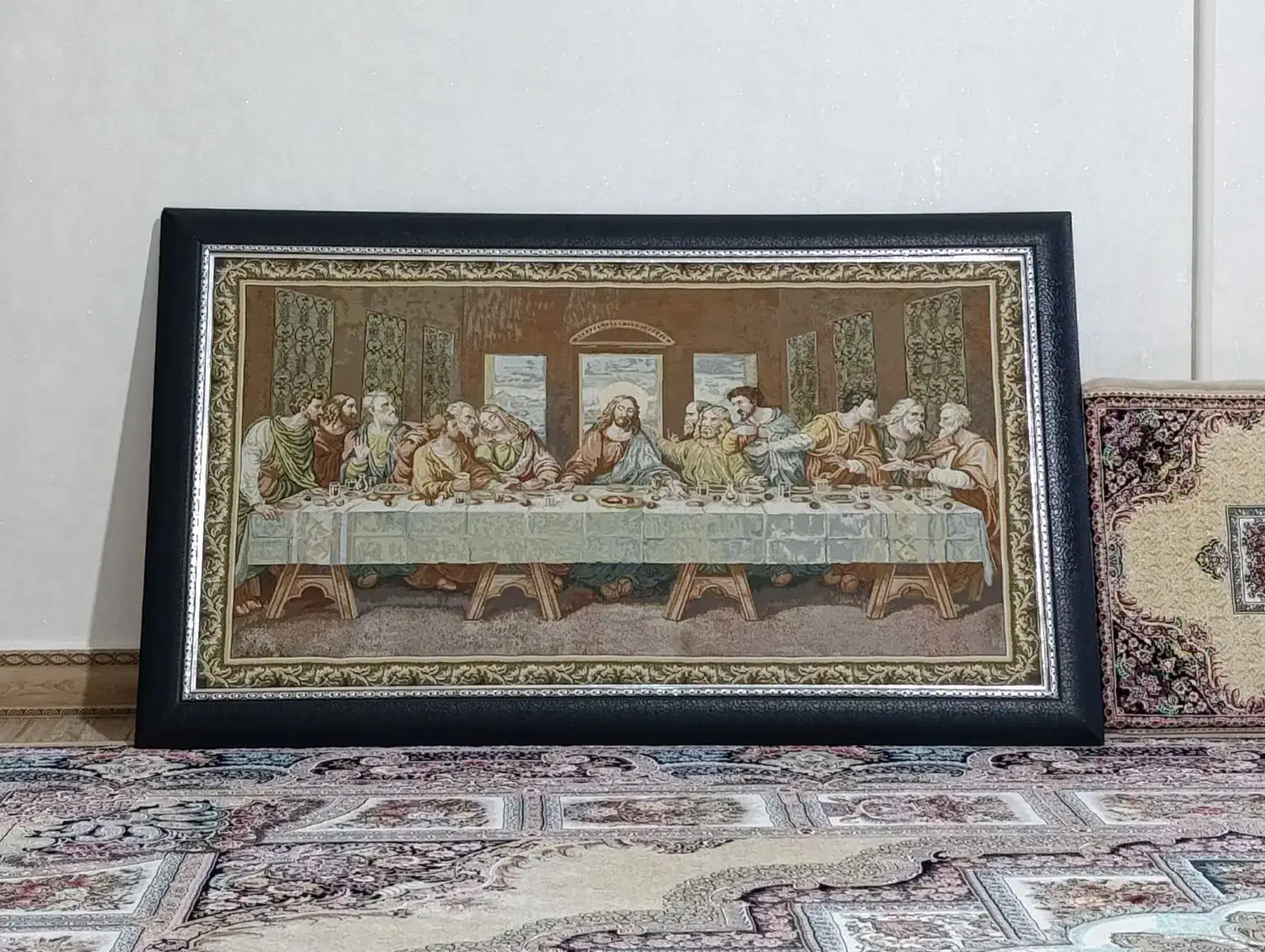 گل بهمراه گلدان ،تابلو فرش نو|مجسمه، تندیس، ماکت|قزوین, |دیوار