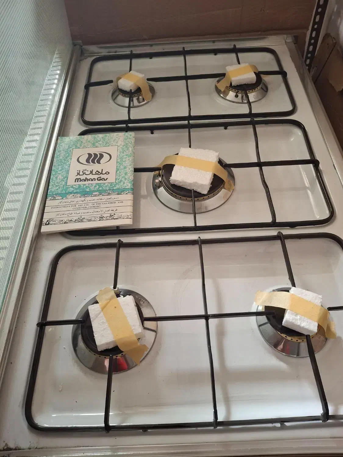 اجاق گاز فر دار پنج شعله نو|اجاق گاز و لوازم برقی پخت‌وپز|اسدآباد, |دیوار