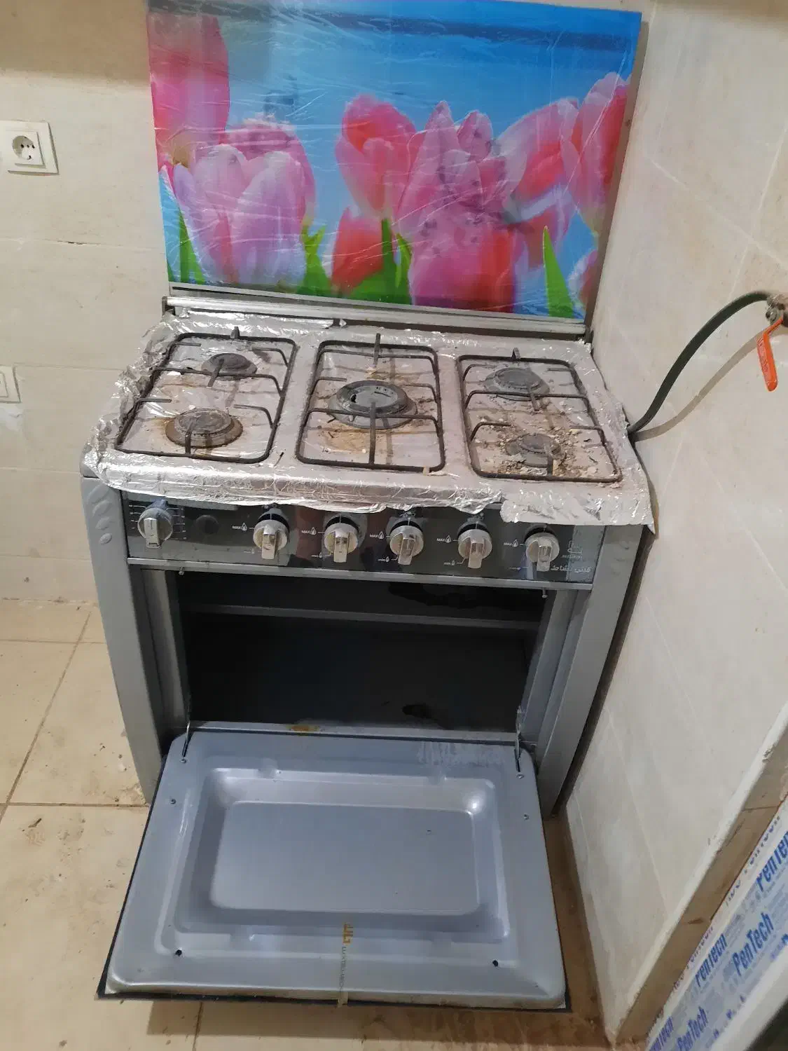 اجاق گاز معمولی ایستاده|اجاق گاز و لوازم برقی پخت‌وپز|پرند, فاز ۶|دیوار