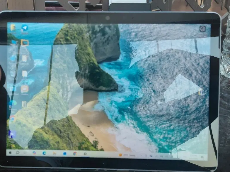 سرفیس لپتاپ Microsoft Surface Go 2 بسیار تمیز|رایانه همراه|تهران, گلستان (شهرک راه آهن)|دیوار