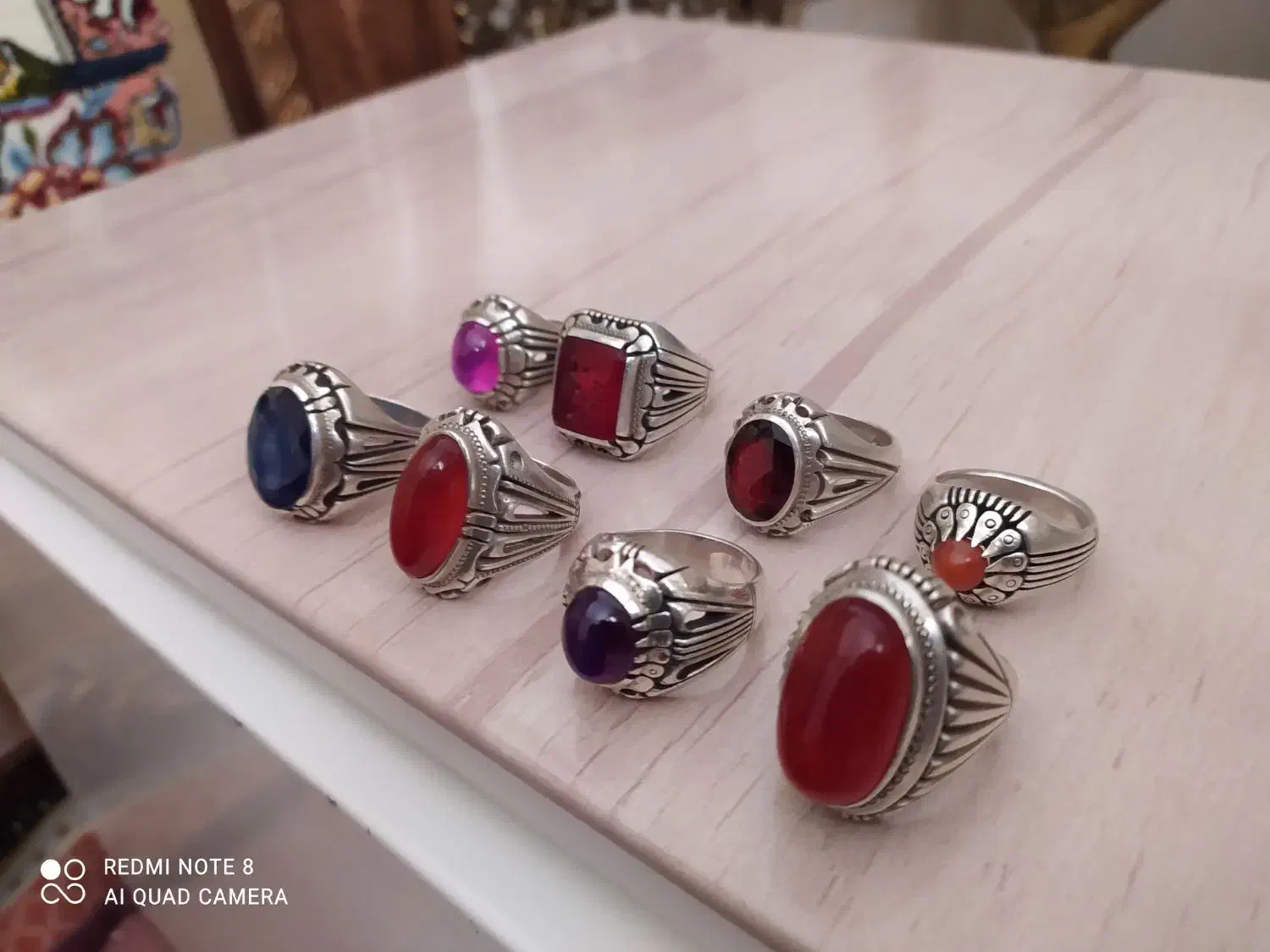 انگشتر شیخ احمد یاقوت کبود|جواهرات|زنجان, |دیوار