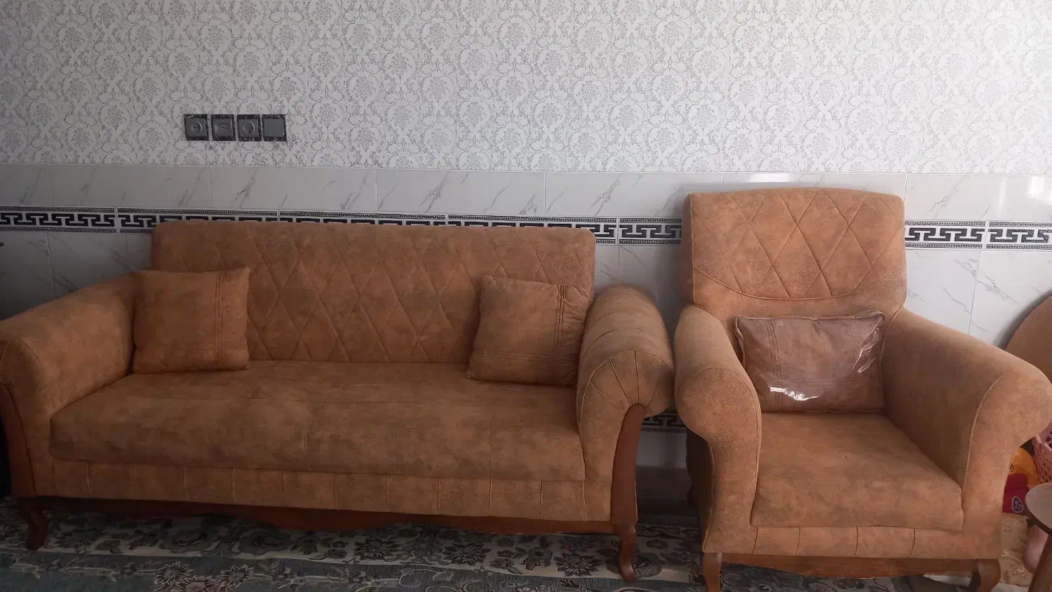 مبل هفت نفره|مبلمان خانگی و میز عسلی|نجفآباد, حومه نجف آباد|دیوار