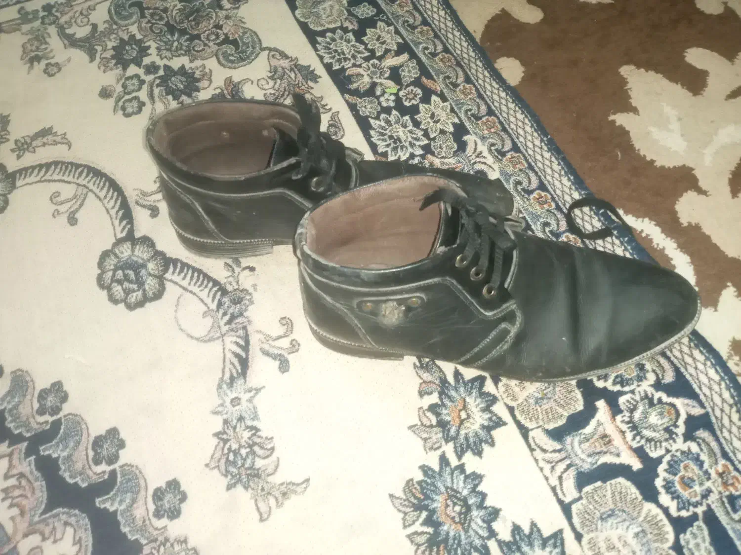 یک جفت نیم بت چرم مردانه شماره ۴۳ و ۴۴|کیف، کفش، کمربند|رباطکریم, الارد|دیوار