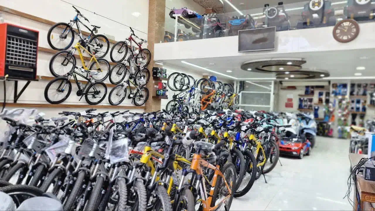 (&دوچرخه / دیسکی کمک فنر قفل دار رنگ کوره ای+|دوچرخه، اسکیت، اسکوتر|اصفهان, شهرک ولیعصر|دیوار