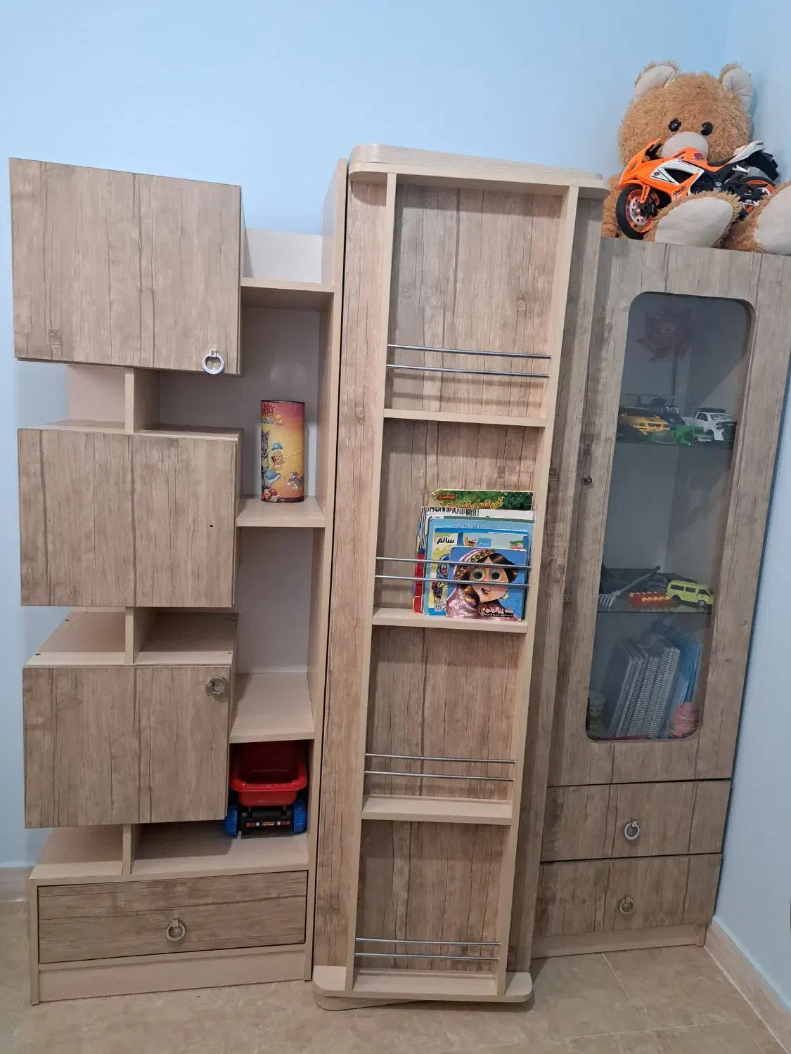 سرویس خواب نوجوان|تخت و سرویس خواب|گرمسار, |دیوار