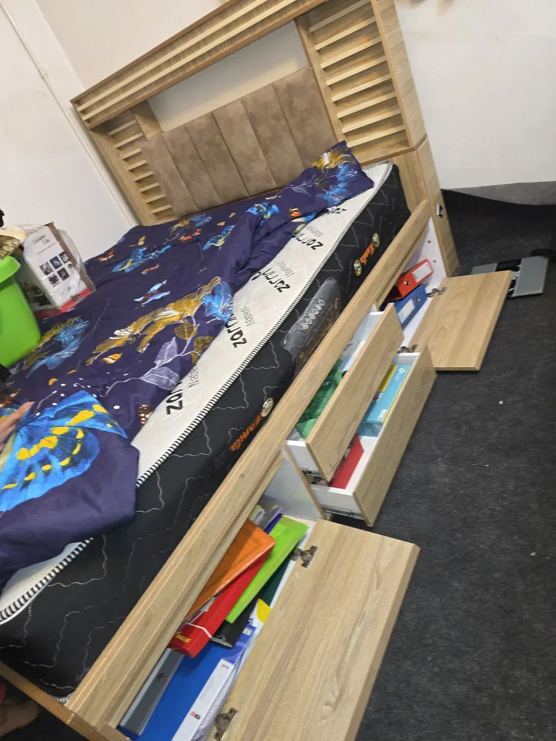 تخت خواب همراه با تشک|تشک تختخواب|سیرجان, |دیوار