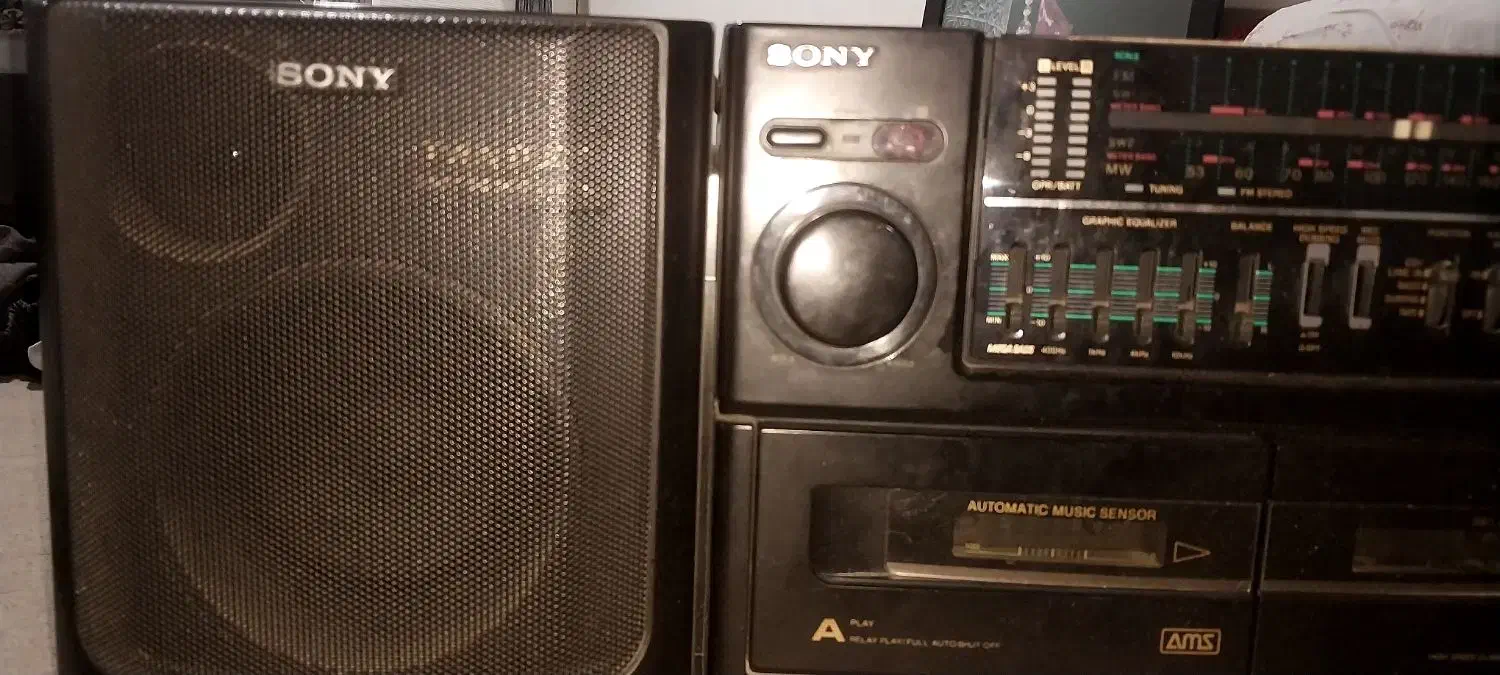 ضبط صوت قدیمی سونی|سیستم صوتی خانگی|اندیمشک, |دیوار