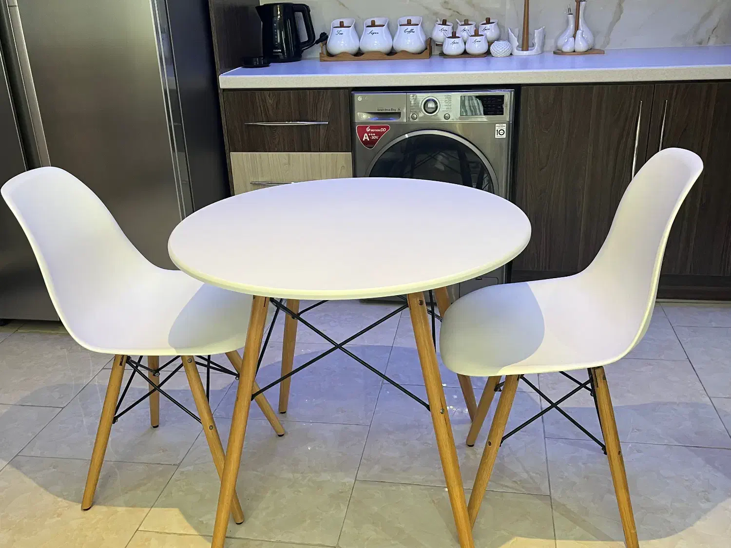 میز ناهار خوری ۲ نفره|میز و صندلی غذاخوری|بابل, |دیوار