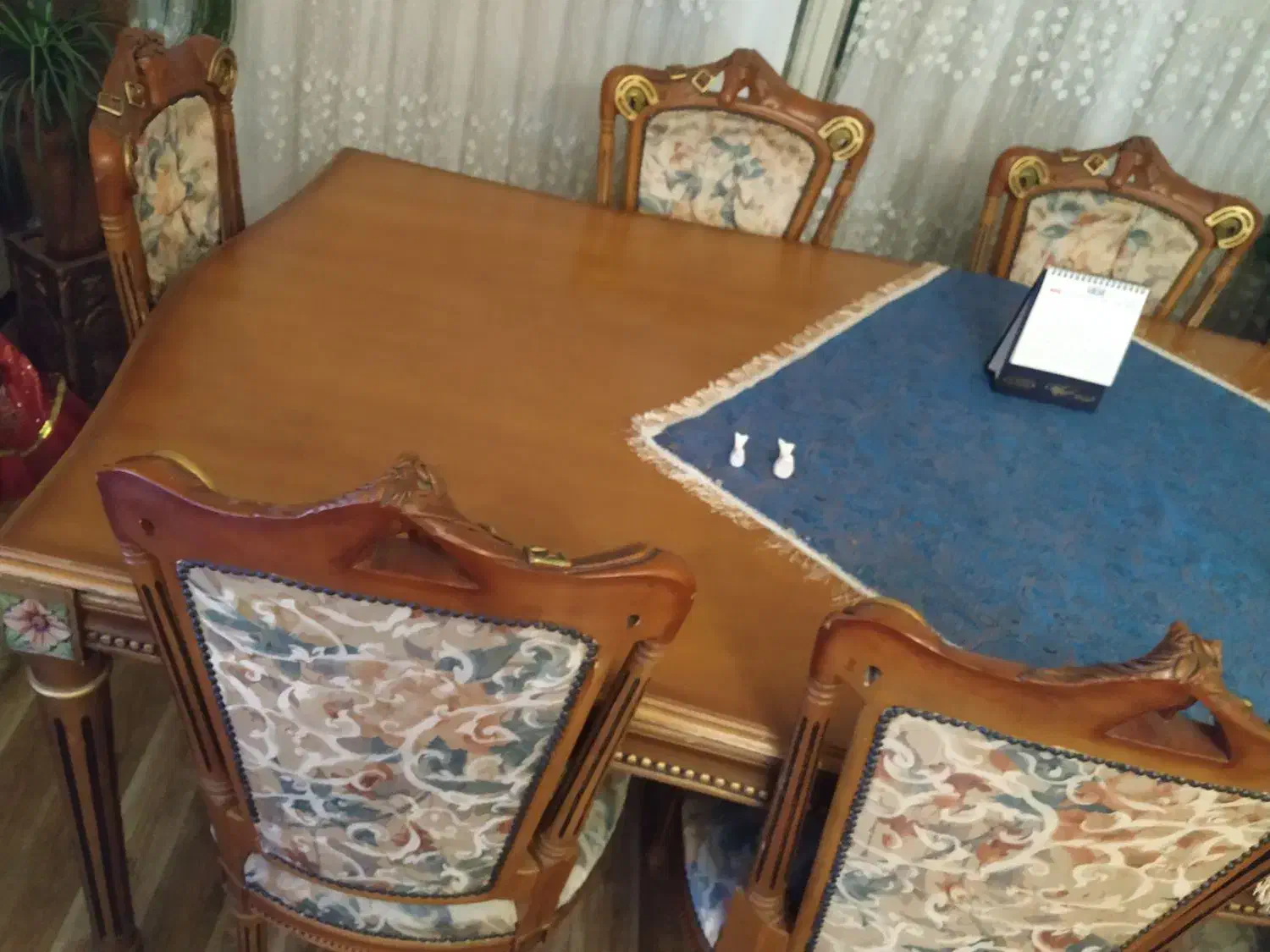 میز چوب گردو 8 نفره|میز و صندلی غذاخوری|شیراز, وصال|دیوار