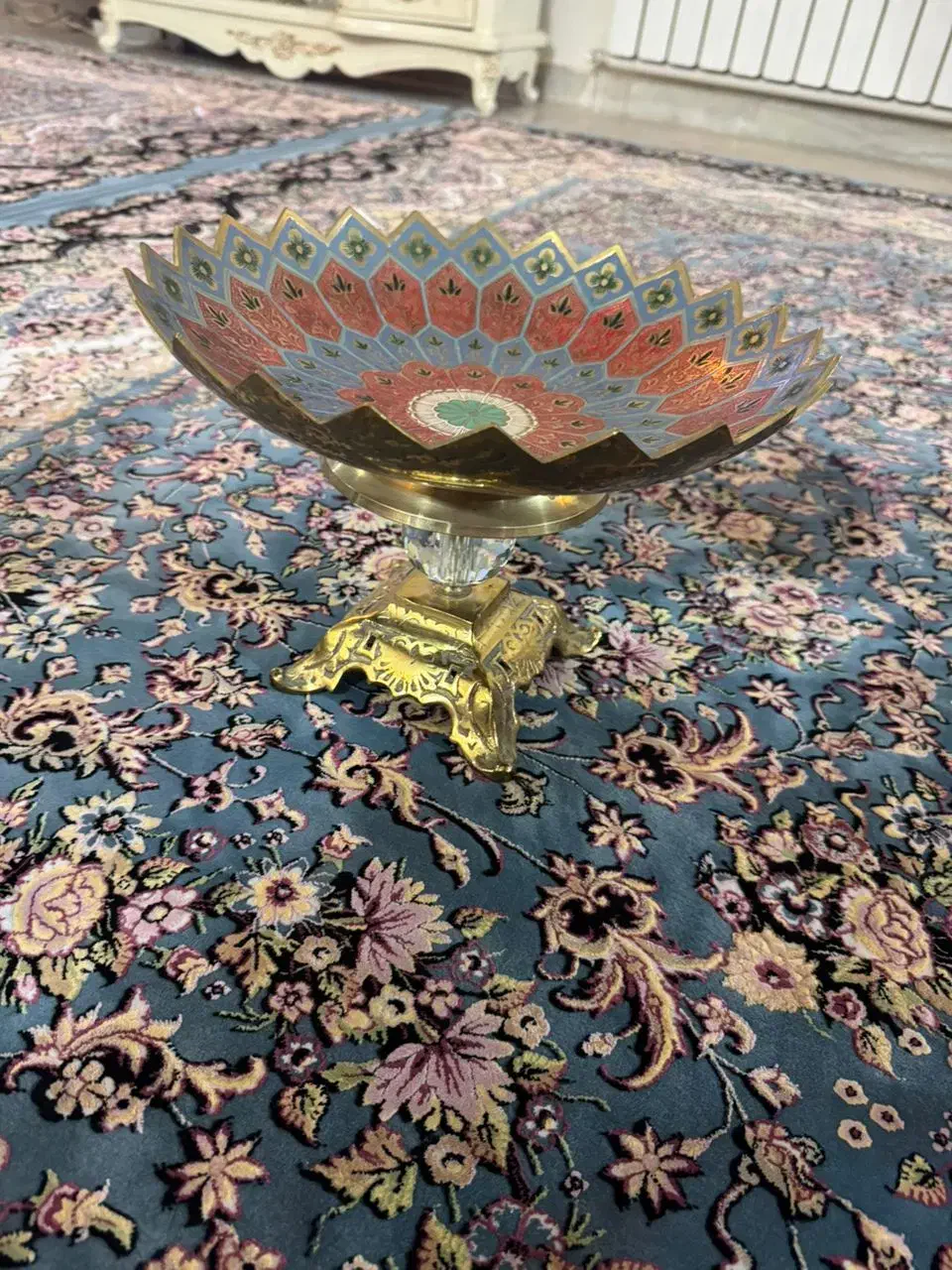 جا میوه ای برنز هندی بزرگ|ظروف سرو و پذیرایی|تهران, مهران|دیوار