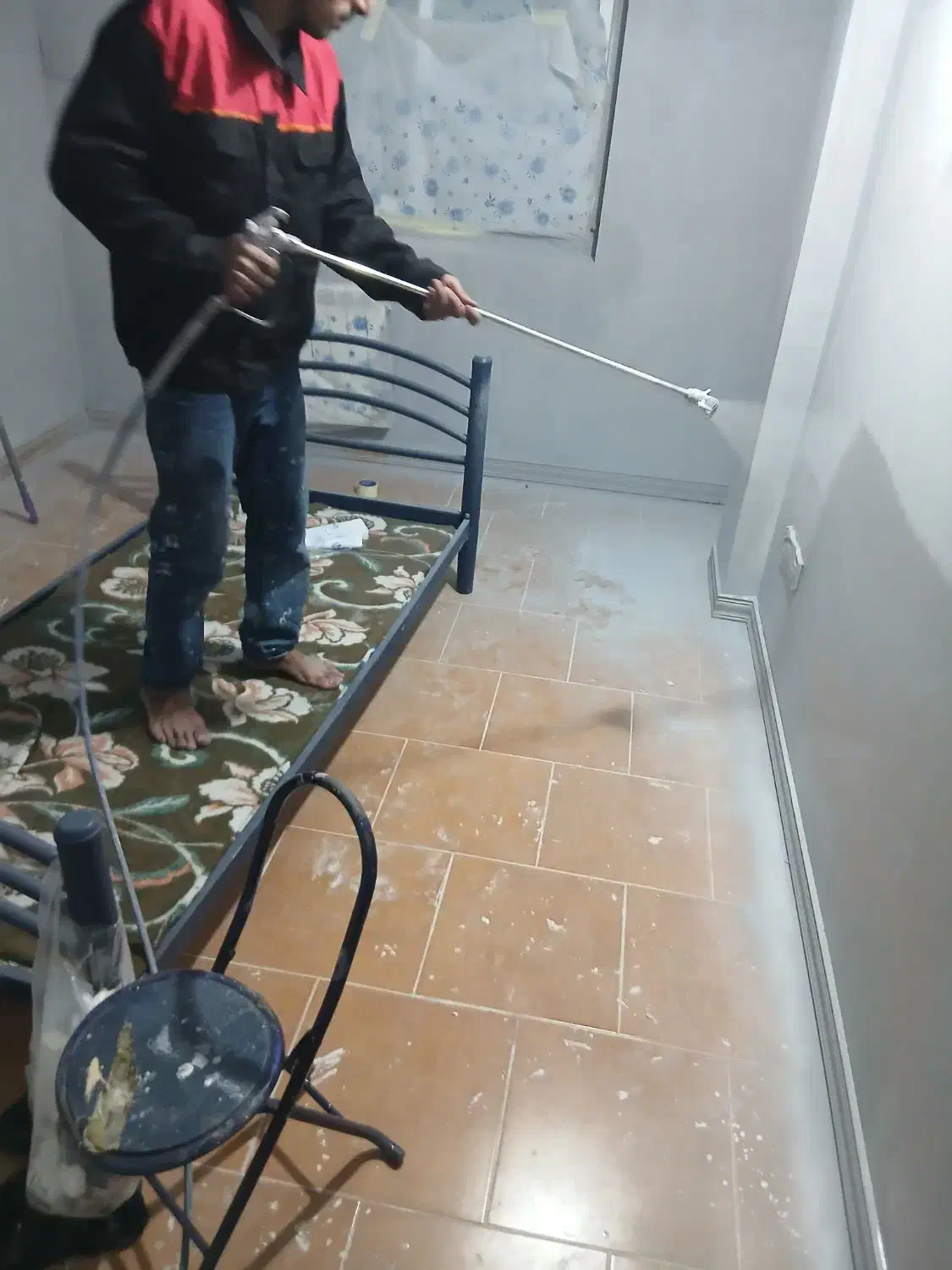 رنگ کار با دستگاه پیش رفت|خدمات پیشه و مهارت|گرگان, |دیوار