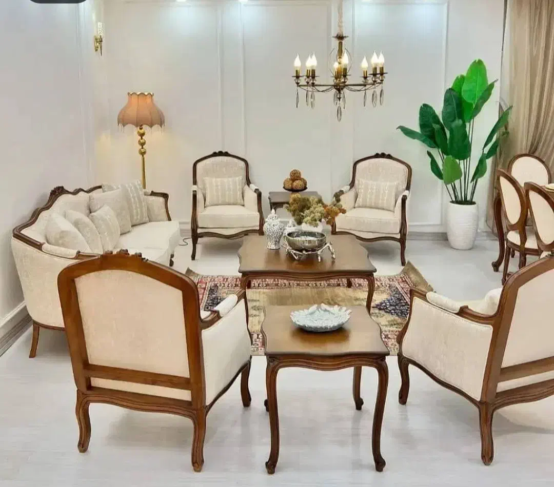 جدیدترین ست مبل کلاسیک فرانسوی/مبلمان آنسل/|مبلمان خانگی و میز عسلی|اردبیل, |دیوار