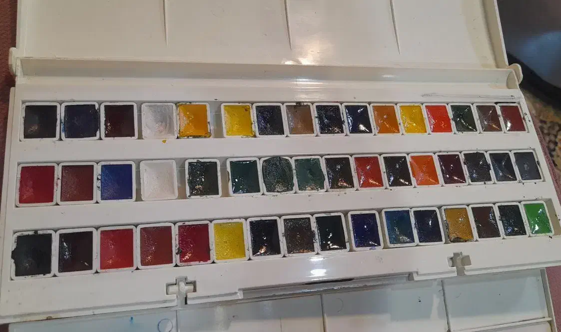 آبرنگ ۴۸ رنگ افرا|لوازم التحریر|سرخرود, |دیوار