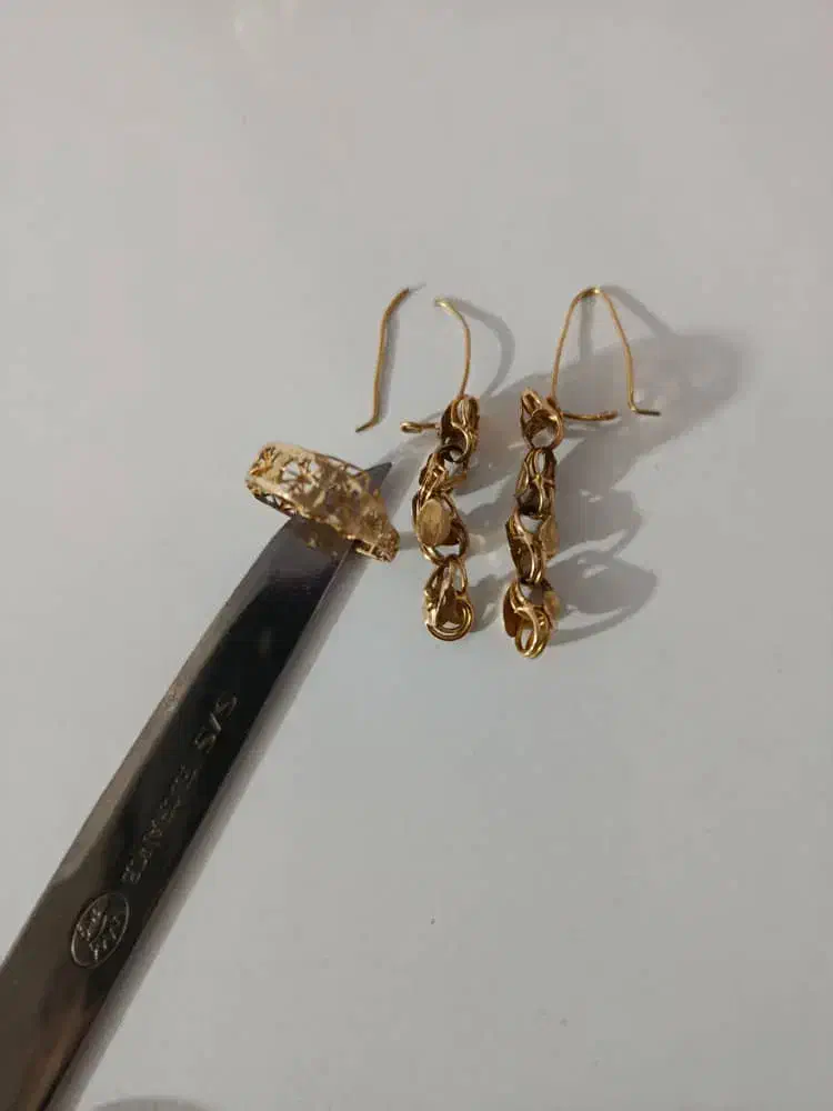 سلام یک جفت گوش واره وانگشتر فروشی|جواهرات|زابل, |دیوار