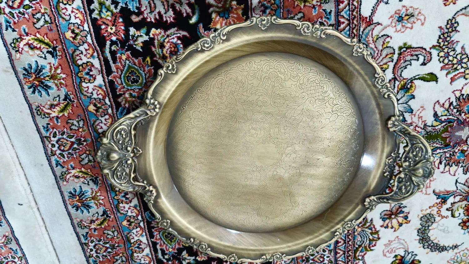 سینی سیلور یا پیوتر|ظروف سرو و پذیرایی|بندر ماهشهر, |دیوار