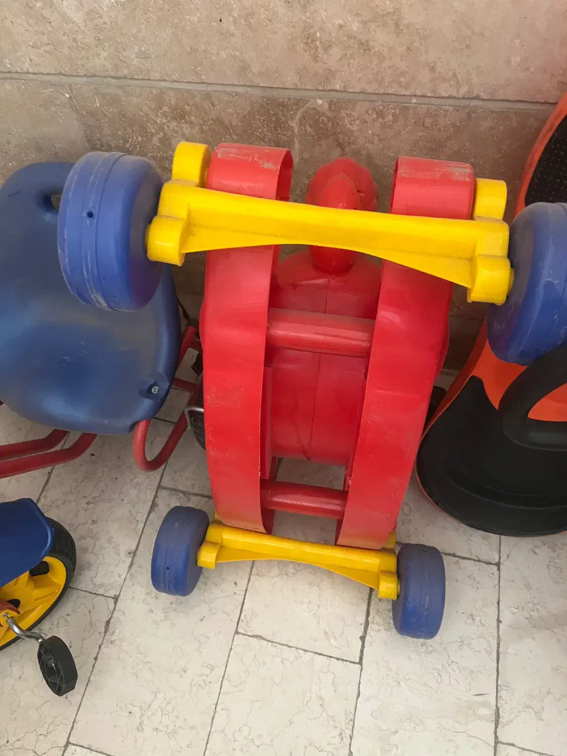 سه چرخه و اسب الاکلنگی|اسباب‌بازی بچه|تهران, جوانمردان (اندیشه)|دیوار