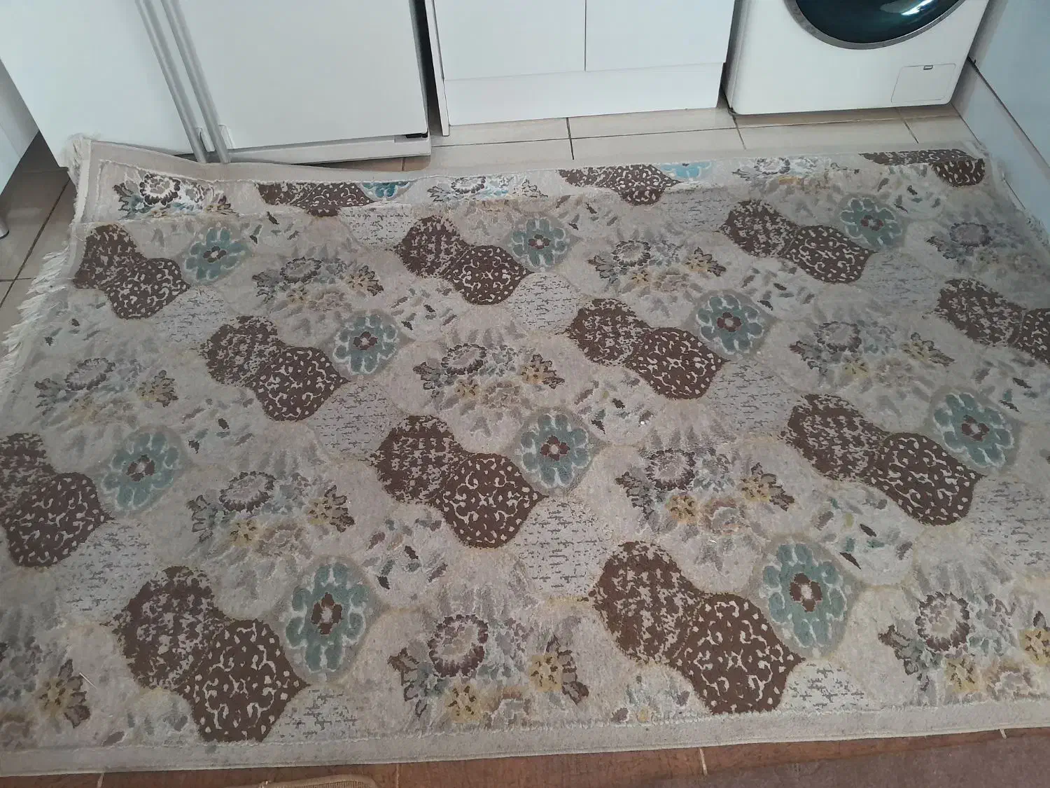 گلیم فرش گل برجسته|گلیم، جاجیم، گبه|شهریار, شهرک وائین|دیوار