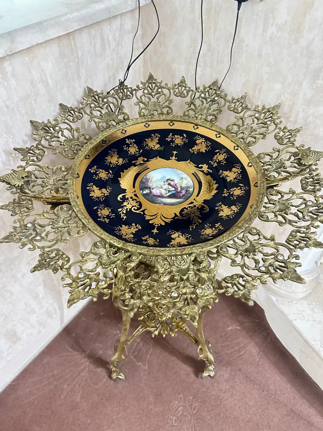 پایه میوه خوری برنز|ظروف سرو و پذیرایی|اسلامشهر, شهرک قائمیه|دیوار