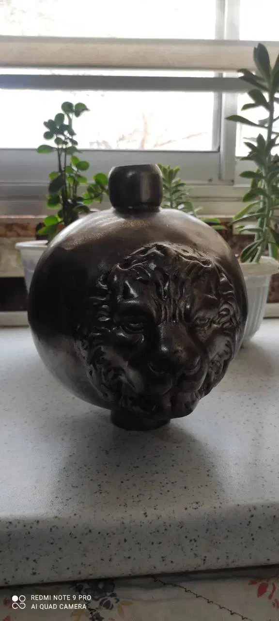 گوی علامت علم محرم طرح شیر کار دست نایاب|کلکسیون اشیاء عتیقه|تهران, فردوس|دیوار