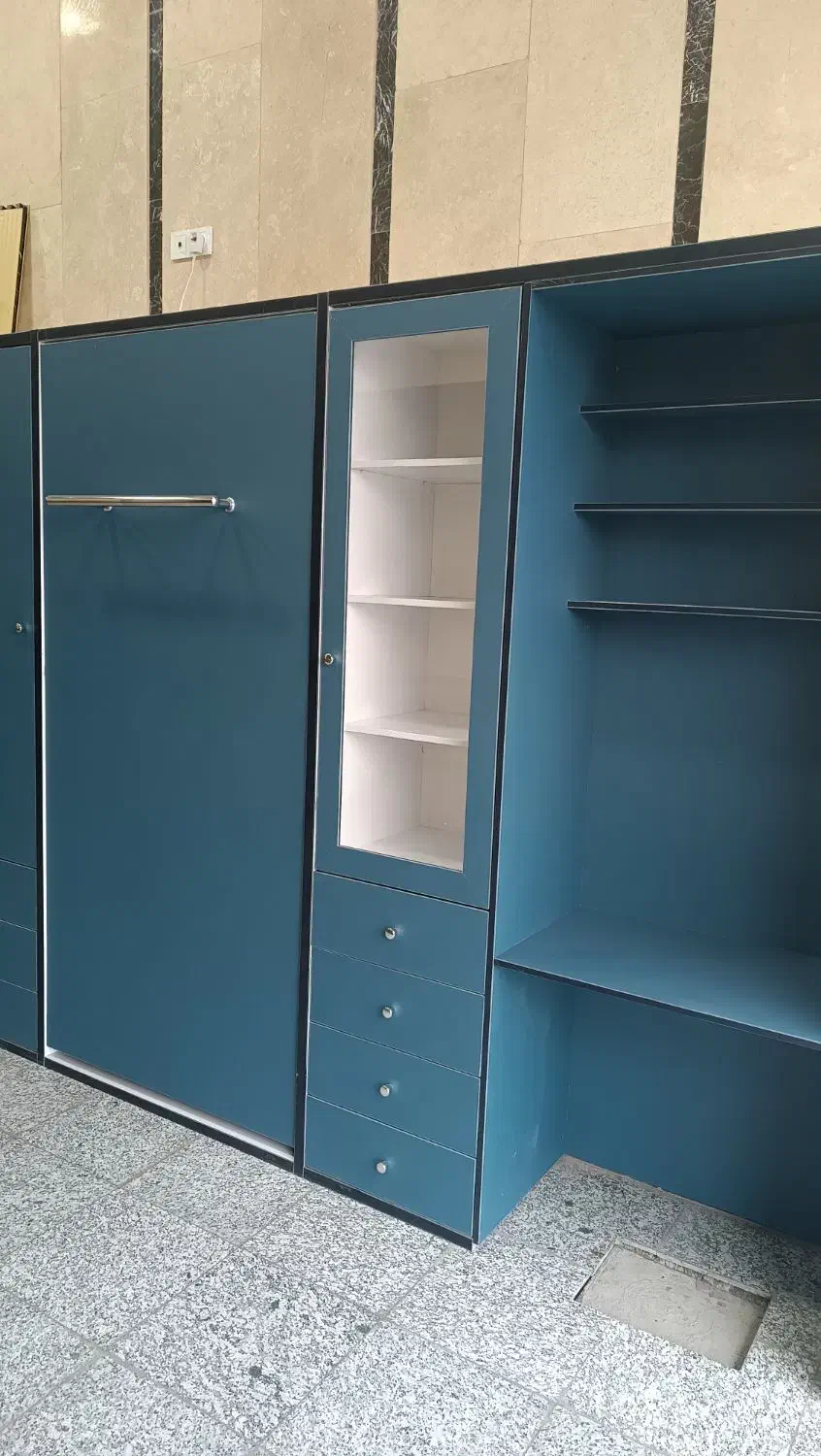 کابینت و تخت و کمد کم جا،نو|تخت و سرویس خواب|ری, دیلمان|دیوار