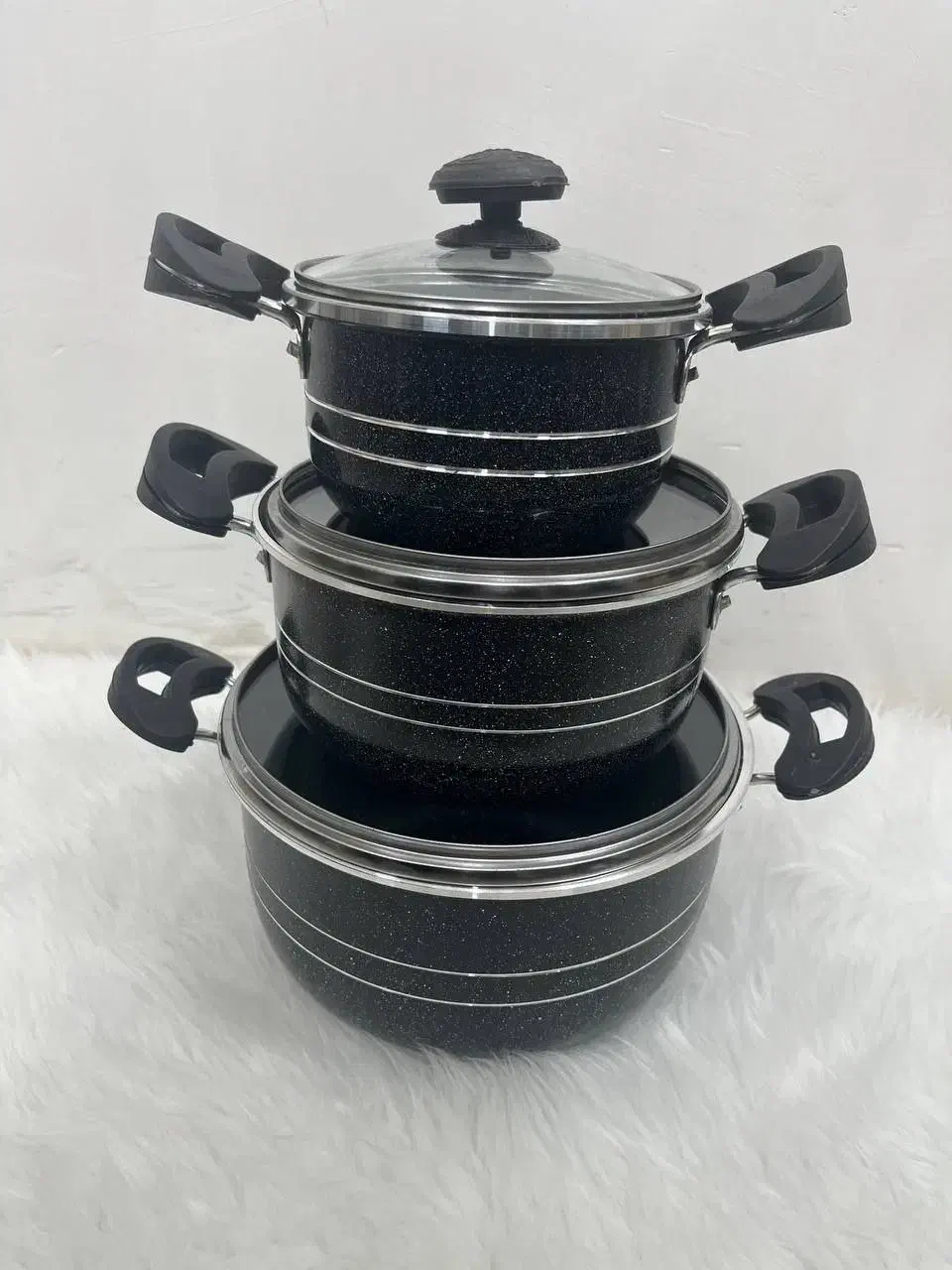 قابلمه گرانیتی ۳تیکه|ظروف پخت‌وپز|سنندج, |دیوار