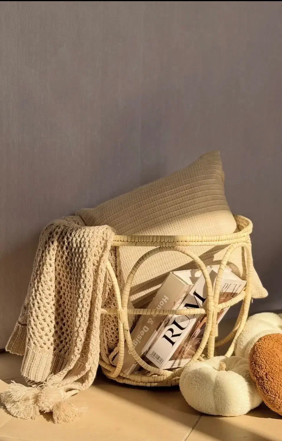 سبد شال مبل|صنایع دستی و سایر لوازم تزئینی|تهران, گلستان (شهرک راه آهن)|دیوار