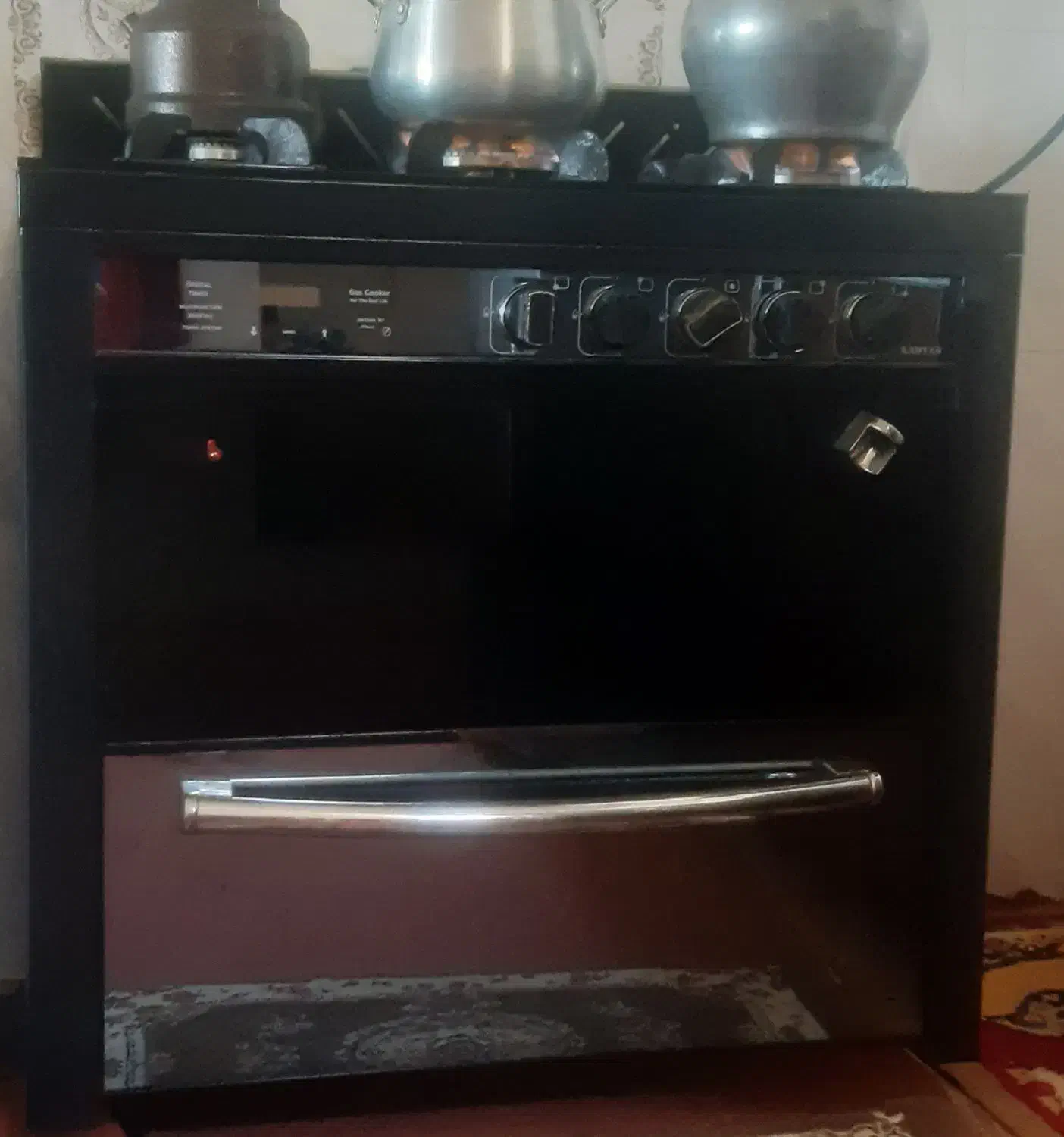 گاز پنج شعله صفحه شیشه ای|اجاق گاز و لوازم برقی پختوپز|مرودشت, سهلآباد|دیوار