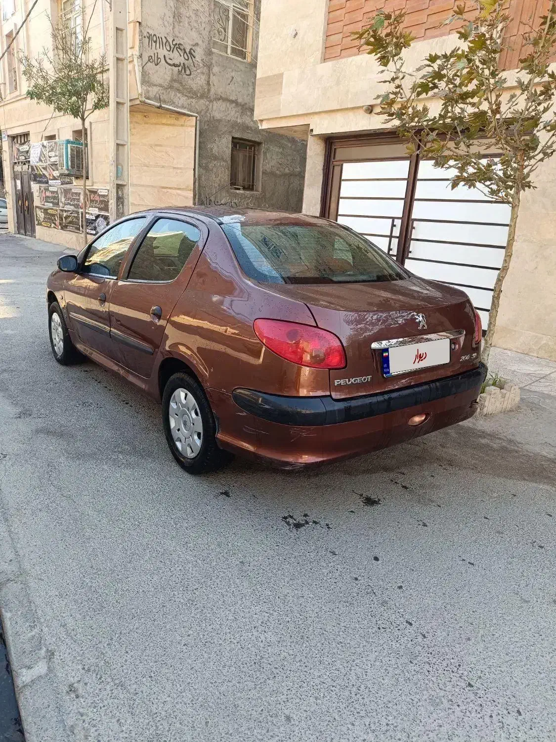 206 اس دی 90 تیوفایو آریان|خودرو سواری و وانت|شهریار, شهرک بهاران (ویره)|دیوار