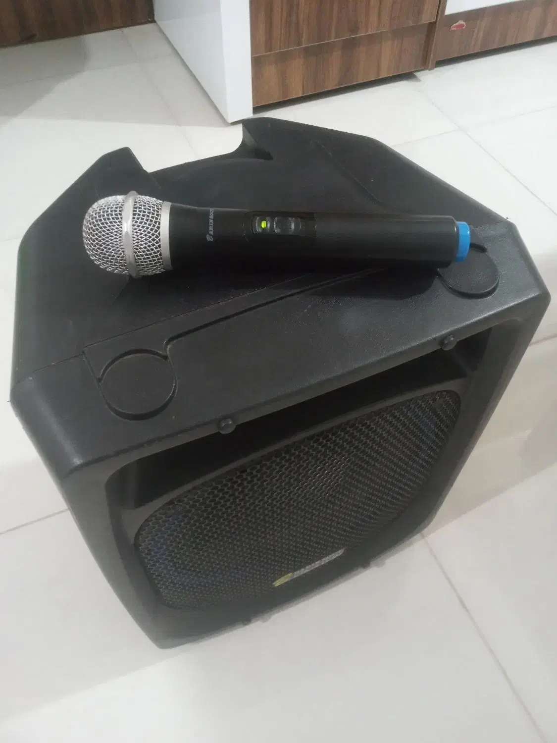 بلندگو با میکروفن بی سیم|پخش‌کننده همراه|یزد, |دیوار