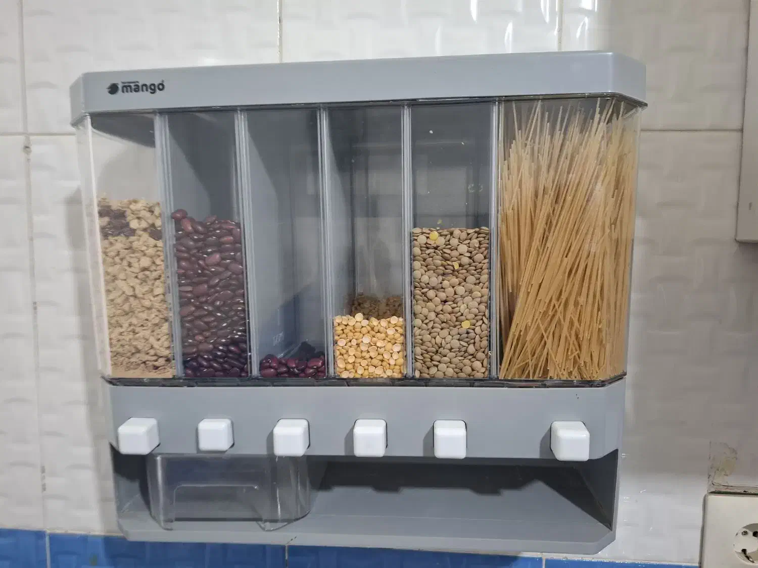 جا حبوباتی|ظروف نگهدارنده، پلاستیکی، یک‌بارمصرف|زابل, |دیوار