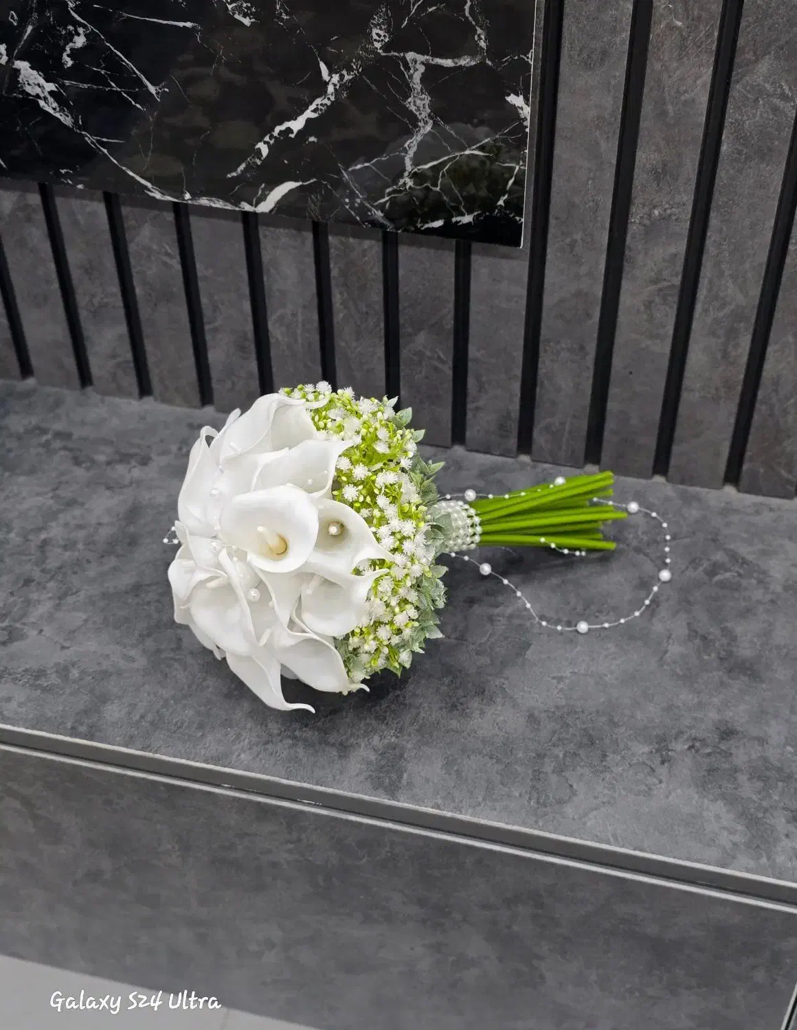 دسته گل عروس نورا|گل مصنوعی|بندرعباس, |دیوار