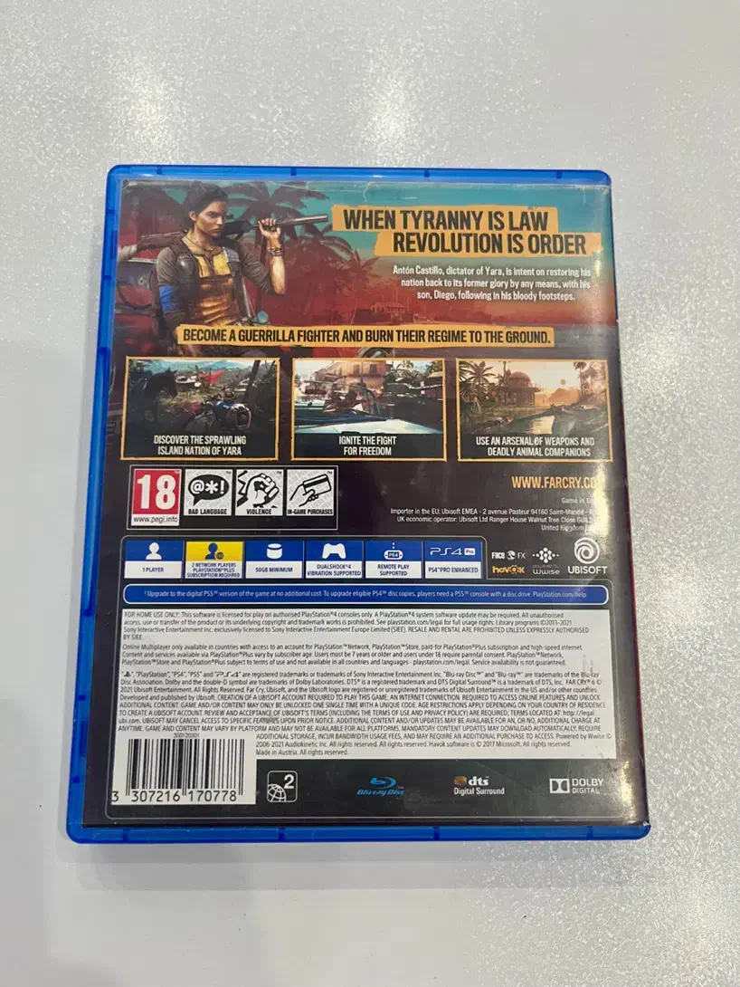 بازی Far Cry 6 PS4 / قابل ارتقا به PS5 / معاوضه|کنسول، بازی ویدئویی و آنلاین|اندیشه, اندیشه فاز ۴|دیوار