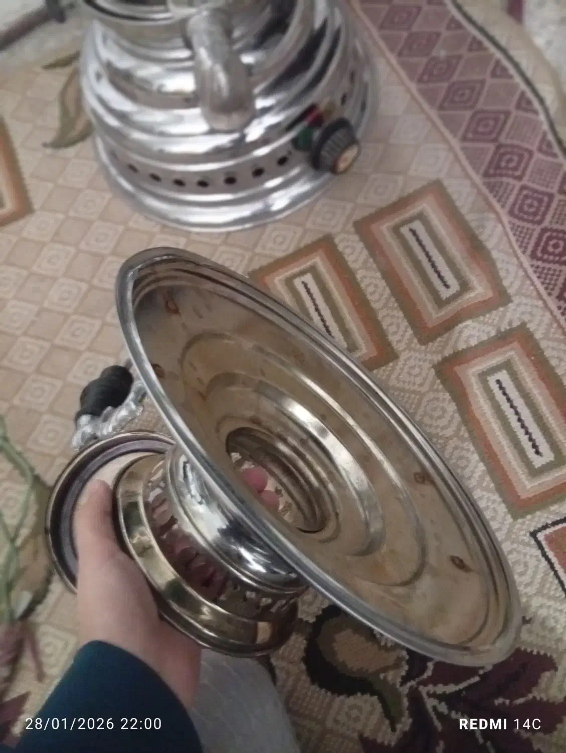 سماور گازی ۲۰لیتری|سماور، چای‌ساز، قهوه‌ساز|قم, قلعه کامکار|دیوار