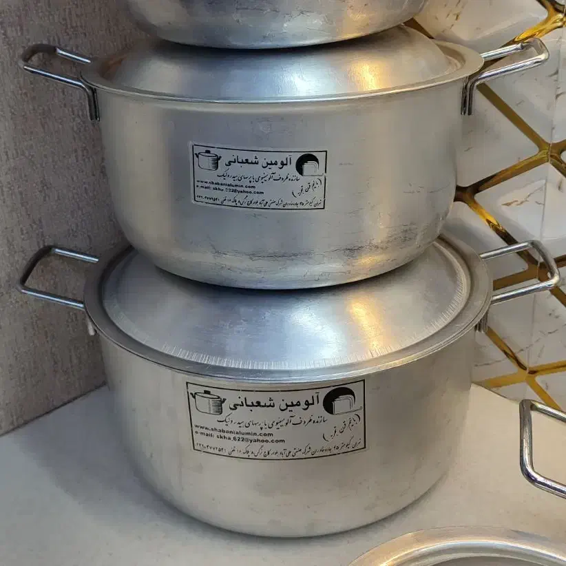 قابلمه و تابه روحی|ظروف پخت‌وپز|باقرشهر, |دیوار