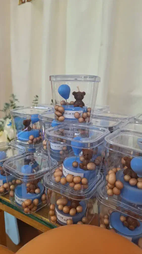 گیفت شمع تولد خرس تدی|صنایع دستی و سایر لوازم تزئینی|بندرلنگه, |دیوار