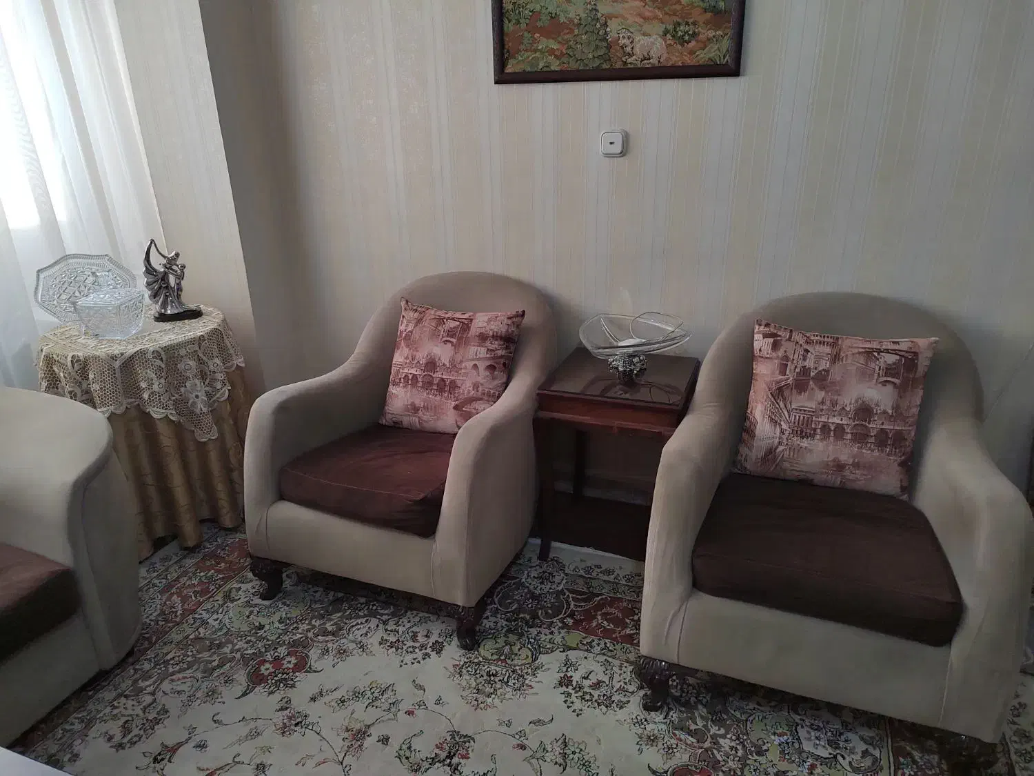 مبل هفت نفره بامیزوسط|مبلمان خانگی و میز عسلی|مشهد, پردیس|دیوار