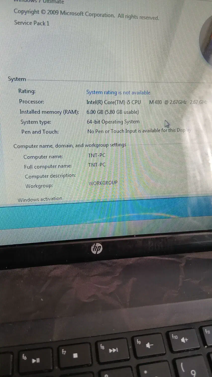 لب تاب Hp مدل pavilion  dv6|رایانه همراه|پردیس, فاز ۸|دیوار